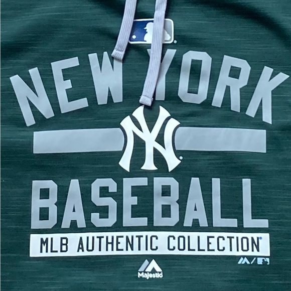 MLB "NEW YORK BASEBALL" Fleece Lined, Kangaroo w Drawstring Hoodie in LARGE - Picture 2 of 7
